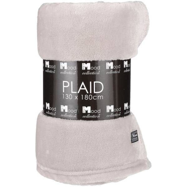Woondecoratie 18 Plaid Famke - Beige - L180xB130cm - Mica Decorations