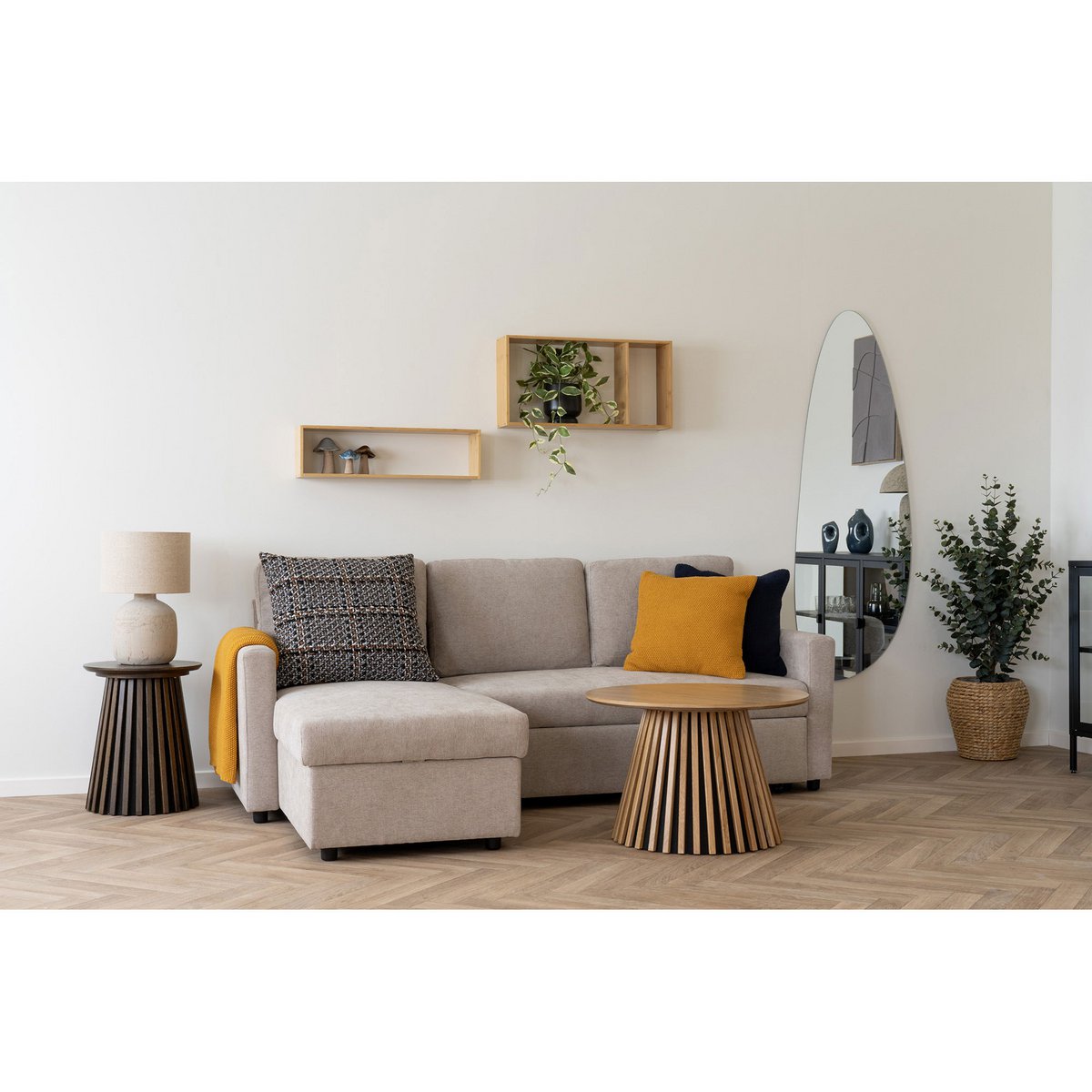 Ember Wandplank - Bamboe - 70x15x19,5cm - House Nordic 5 Ember Wandplank - Bamboe - 70x15x19,5cm - House Nordic