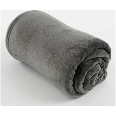 Plaid Famke - Antraciet - L180xB130cm - Mica Decorations