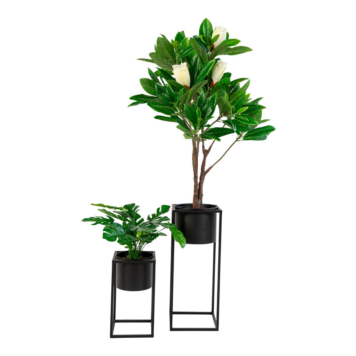 Marla Bloempotten - Zwart - Set van 2 - House Nordic 2 Marla Bloempotten - Zwart - Set van 2 - House Nordic