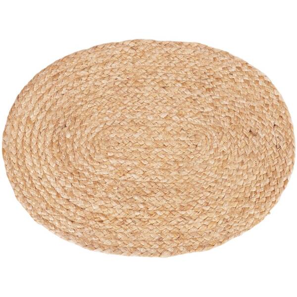 Bombay Placemat - Natuurlijk - Jute - Set van 4 - 35x45cm