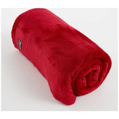 Plaid Famke - Rood - L180xB130cm - Mica Decorations