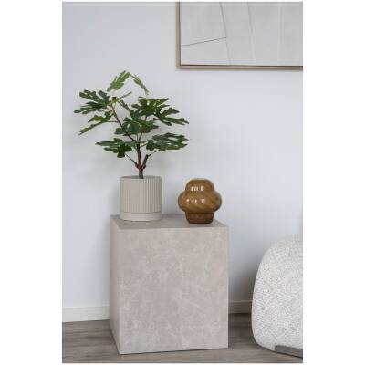 House Nordic - glazen vaas bruin – D16,5×H17cm
