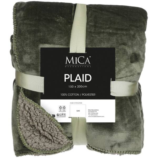 Mica Decorations - Mardy - Donkergroen - 200x150cm