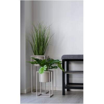 Marla Bloempotten - Beige/Grijs - Set van 2 - House Nordic