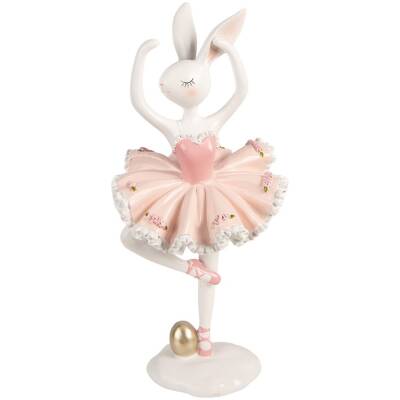 Decoratie Konijn - ballerina - 16x16x35 cm - Clayre & Eef