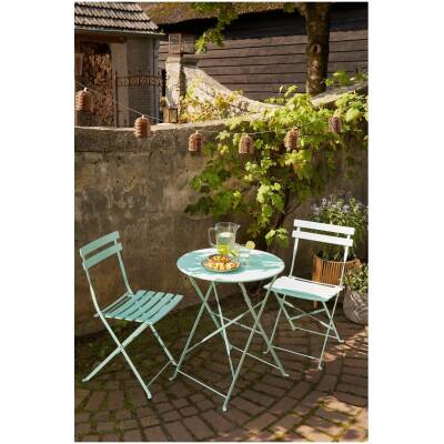 Mica Decorations - bistroset Laurence - Lichtgroen - set van 3