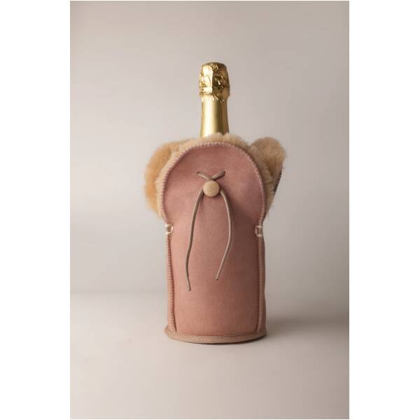 Geschenken 2 Kywie Champagnekoeler - nude onyx suede