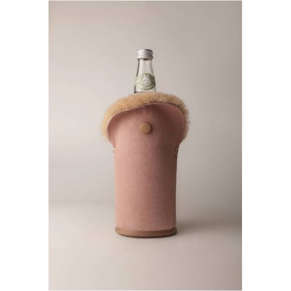 Kywie wijnkoeler - tulp - nude onyx suede