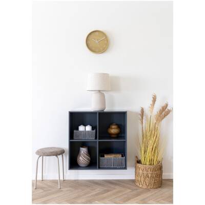 House Nordic - glazen vaas bruin – D16,5×H17cm