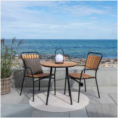 Cleveland ronde cafétafel teak – Ø 70 cm - House Nordic