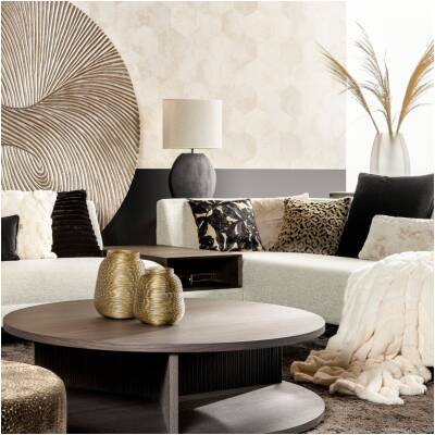 Dutch Decor Leslie Plaid Tofu - 100% gerecycled polyester - 150x200cm
