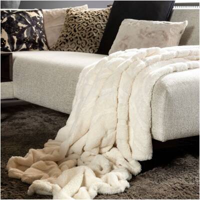 Dutch Decor Leslie Plaid Tofu - 100% gerecycled polyester - 150x200cm