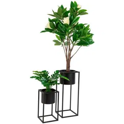 Marla Bloempotten - Zwart - Set van 2 - House Nordic