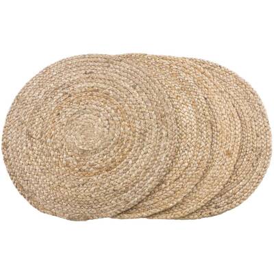 Bombay Placemat - Natuurlijk - Jute - Set van 4