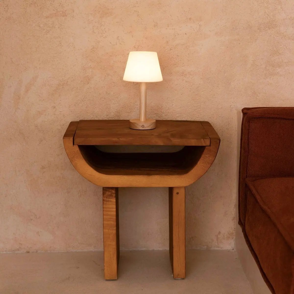 Zoe Lichtbruine Houten Oplaadbare Tafellamp - tot 80 uur 7 Zoe Lichtbruine Houten Oplaadbare Tafellamp - tot 80 uur