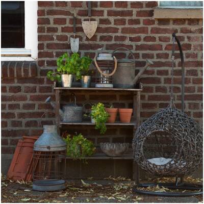 Decoratie gieter - 47x18x39 cm