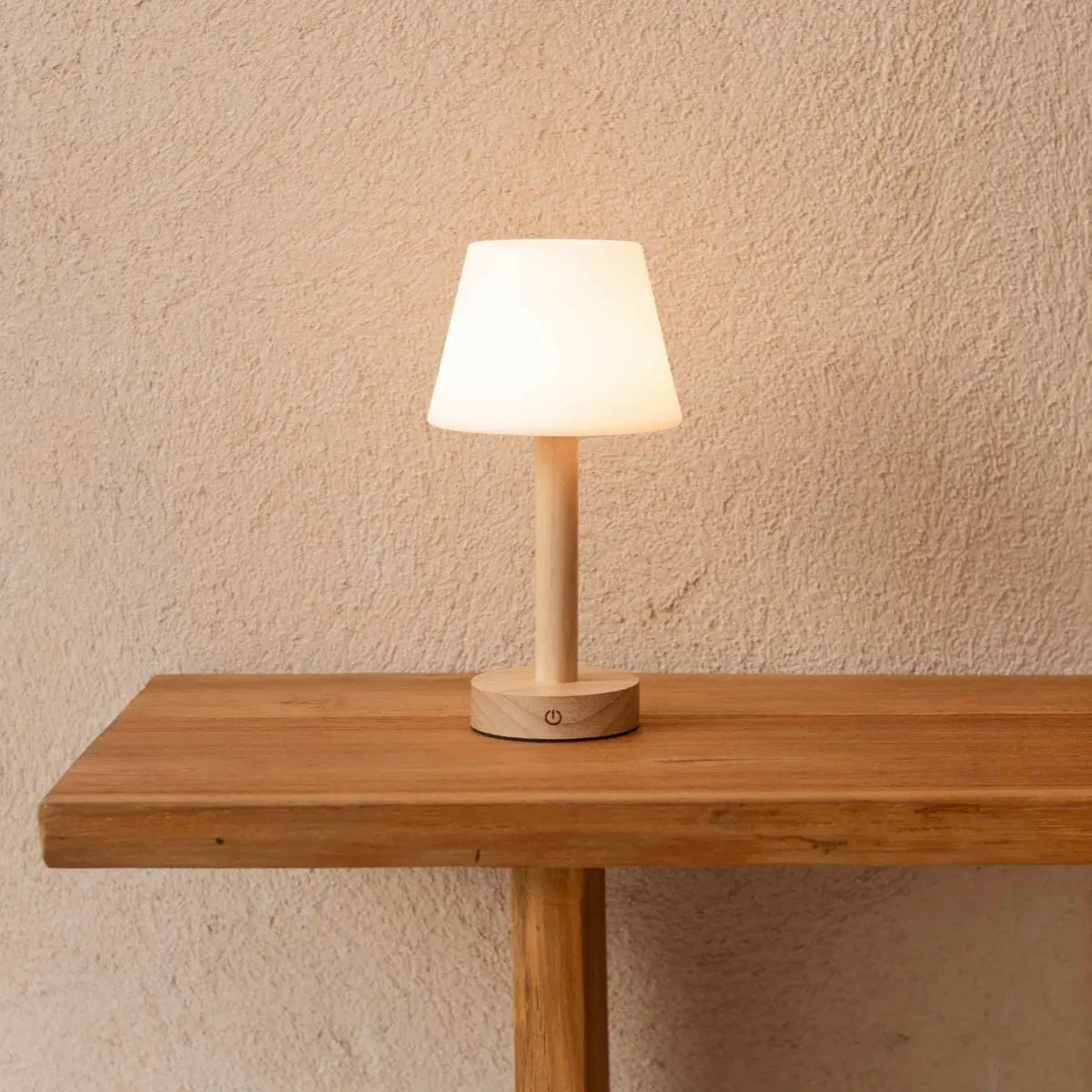 Zoe Lichtbruine Houten Oplaadbare Tafellamp - tot 80 uur 15 Zoe Lichtbruine Houten Oplaadbare Tafellamp - tot 80 uur