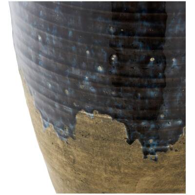 House Nordic - Orna vaas donkerblauw – D27×H44,5cm