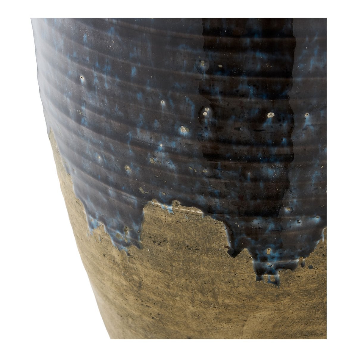 House Nordic - Orna vaas donkerblauw – D27×H44,5cm 2 House Nordic - Orna vaas donkerblauw – D27×H44,5cm
