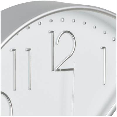 Lalibela wandklok zilver – Ø 30 cm - House Nordic