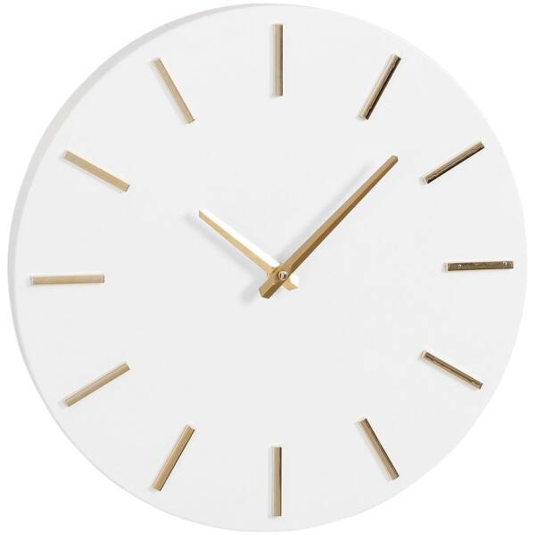Brixen Wandklok - D36 cm - Wit