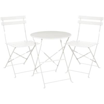 Mica Decorations - bistroset Laurence - Wit - set van 3