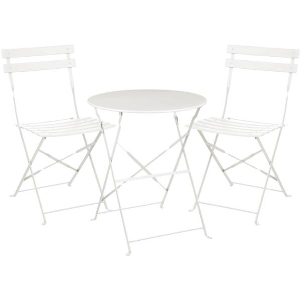 Mica Decorations - bistroset Laurence - Wit - set van 3
