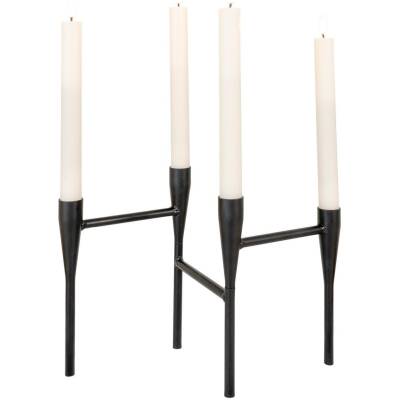 Kaarshouder - Zwart - 15x28x21cm - House Nordic