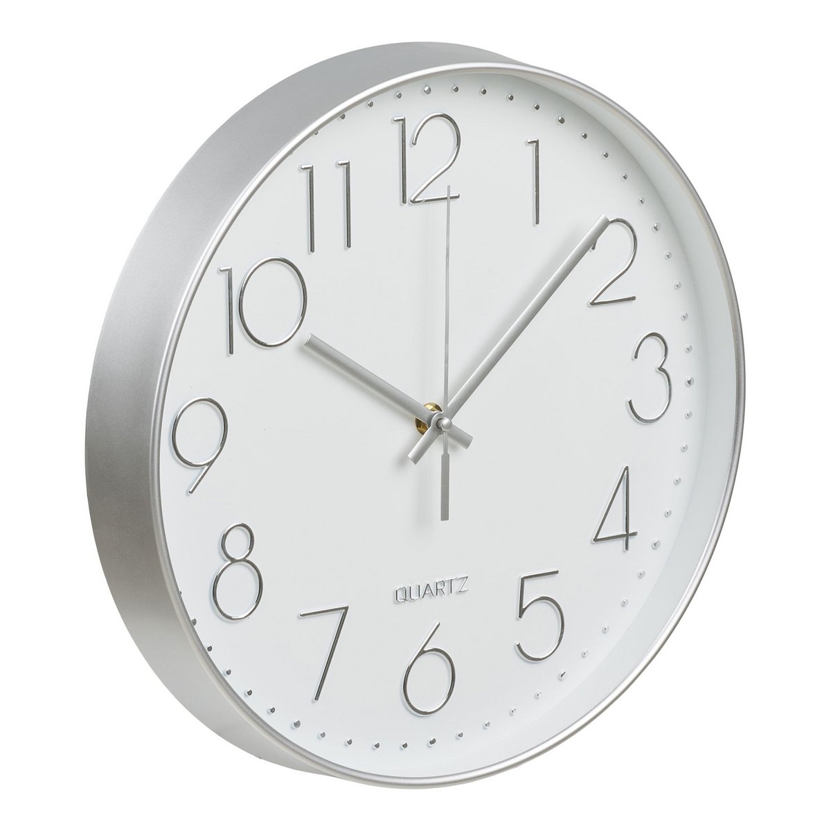 Lalibela wandklok zilver – Ø 30 cm - House Nordic 2 Lalibela wandklok zilver – Ø 30 cm - House Nordic