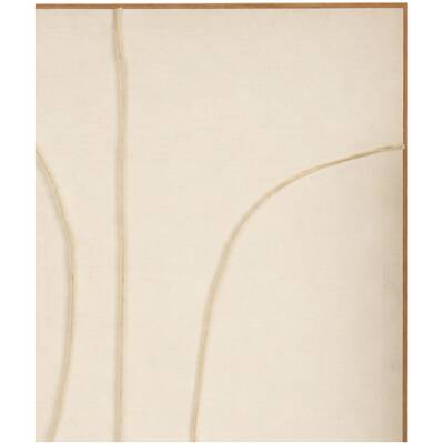 Wanddecoratie - Beige - 100x80x3,5cm