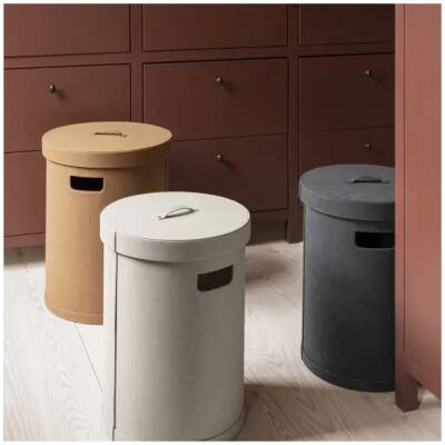 Wasmand - Sahlia groot - Pewter - Blomus
