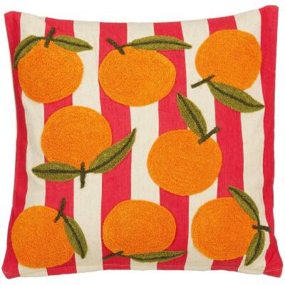 Mica Decorations - Sierkussen sinaasappel - 45x45cm