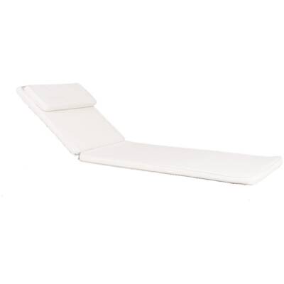 Andorra Kussen voor Ligstoel - Wit - 200x62x6 cm - House Nordic
