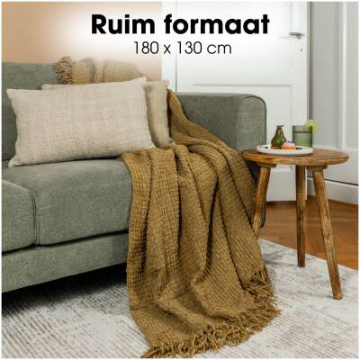 Mica Decorations - Cosenza - Bruin -180x130cm