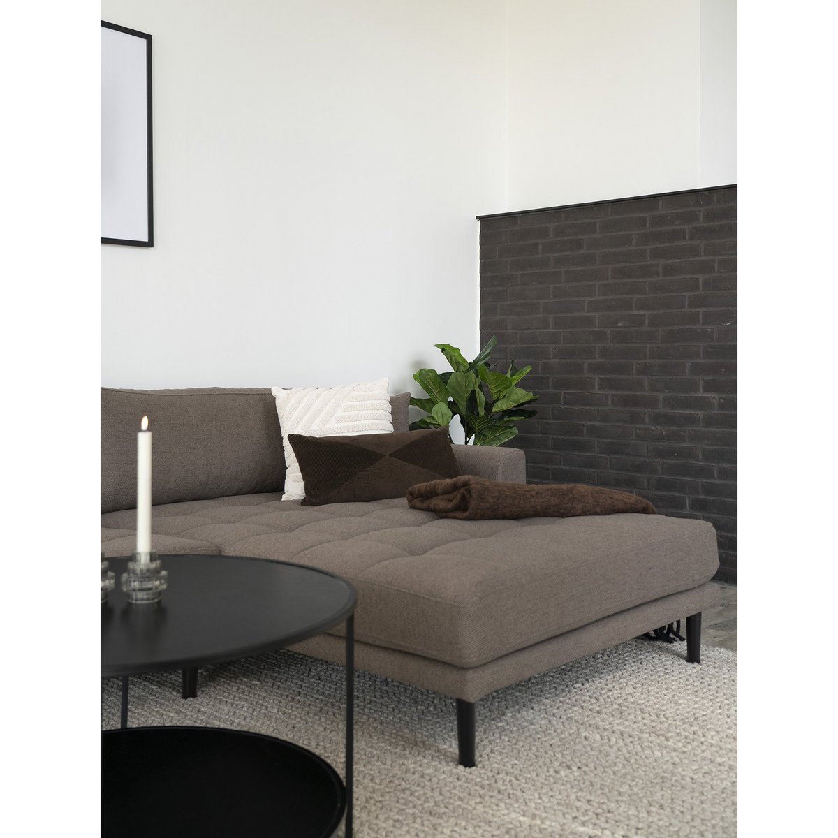 Griffith Kussen - bruin - 30x60 cm - House Nordic 5 Griffith Kussen - bruin - 30x60 cm - House Nordic