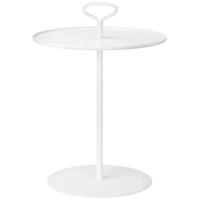Blomus tuin bijzettafel - Porter - White - D42cmxH58cm