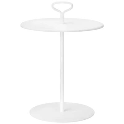 Blomus tuin bijzettafel - Porter - White - D42cmxH58cm