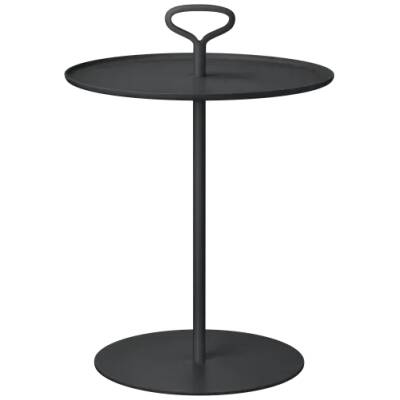 Blomus tuin bijzettafel - Porter - Black - D42cmxH58cm
