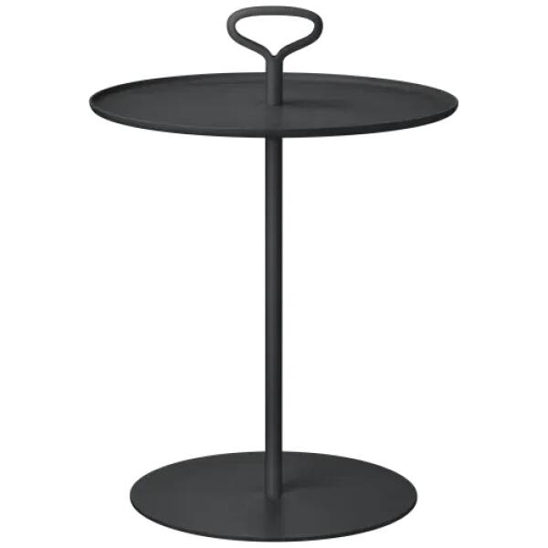 Blomus tuin bijzettafel - Porter - Black - D42cmxH58cm