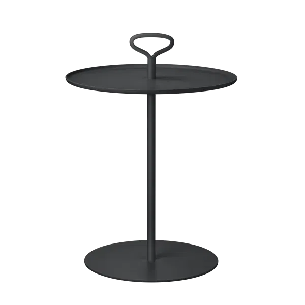 Blomus tuin bijzettafel - Porter - Black - D42cmxH58cm 1 Blomus tuin bijzettafel - Porter - Black - D42cmxH58cm