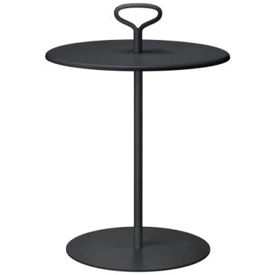 Blomus tuin bijzettafel - Porter - Black - D42cmxH58cm