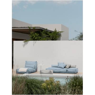 Blomus buitenkussen - Stay - kleur cloud - 70x30cm