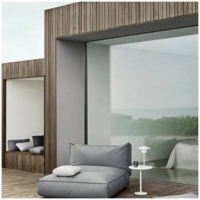 Blomus buitenkussen - Stay - kleur antraciet - 70x30cm