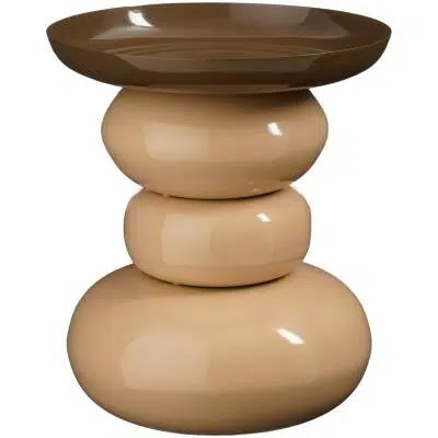 Mica Decorations - Bijzettafel Zita - Crème - D37cm