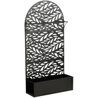 Plantenstandaard buiten Sapri - Zwart - 90x33x180cm - Mica Decorations