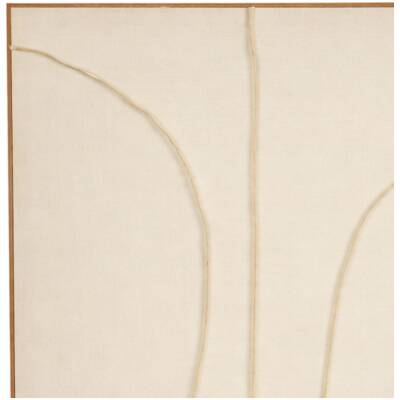 Wanddecoratie - Beige - 100x80x3,5cm