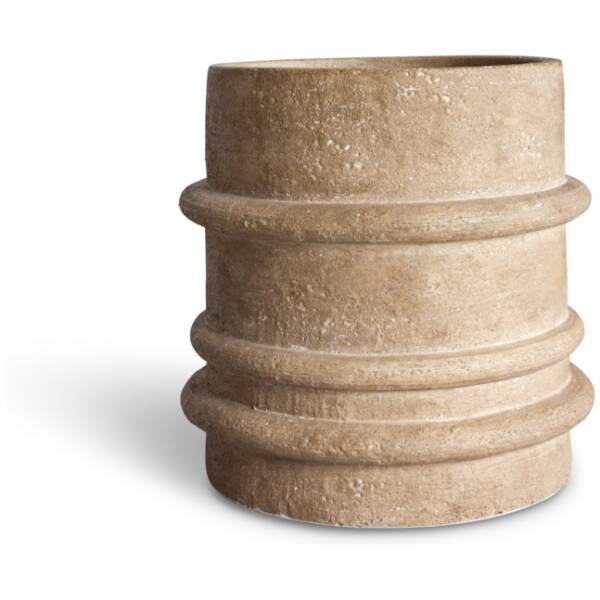 Plantenbak Preston - beige - 30 cm hoog - Vips and Friends