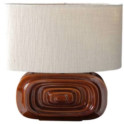 Tafellamp Lexi - caramel - 40 cm hoog - Vips and Friends