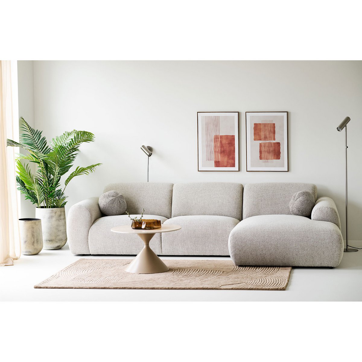 Paris vloerlamp zilver - 150 cm - House Nordic 3 Paris vloerlamp zilver - 150 cm - House Nordic